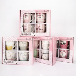 STOCK1-4PCS MUGS